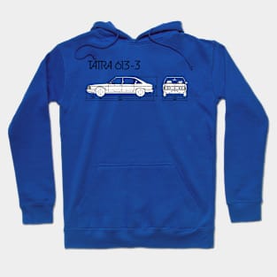 TATRA 613 - technical dimensions Hoodie